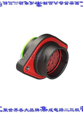 AHDP02-24-21PN-SRA 圆形连接器21POS插座外壳用于公插针黑色面板