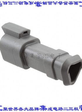 DT04-3P-E008 矩形连接器外壳3POS插座2排公形引脚灰色自由悬挂