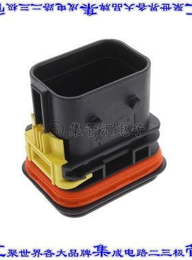 1-1823449-1 矩形连接器外壳22POS插头公形引脚黑色面板安装