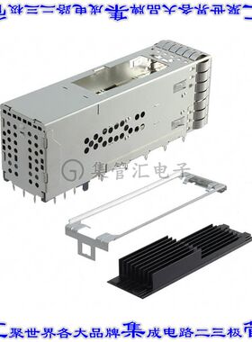 2299940-3 插拔式连接器76(38x2)插座集成(2x1)ZQSFP+通孔直角压