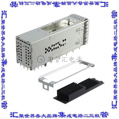 2299940-3 插拔式连接器76(38x2)插座集成(2x1)ZQSFP+通孔直角压