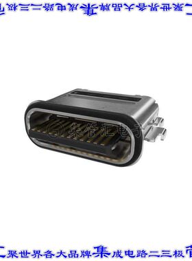 12402136E512A 连接器USB TYPE-C插座24POS表面贴装直角