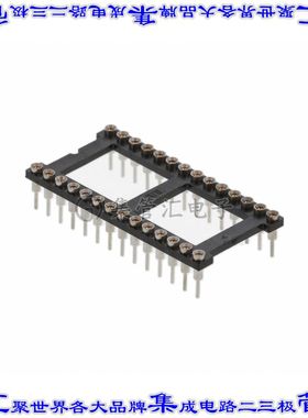ICO-628-SGT 连接器IC插座DIP 15.24mm插口28(2 x 14)位置镀金通