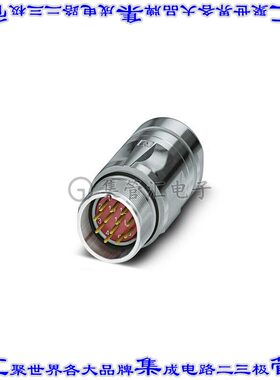 1620013 圆形连接器17POS插座外壳用于公插针银色自由悬挂底壳