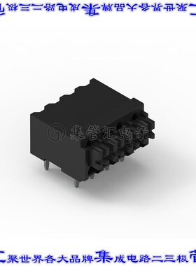 691410110004 线对板连接器4POS接线端子3.5mm通孔水平带板