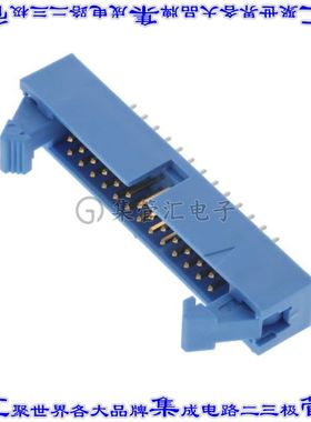 1761685-9 针座连接器26POS接头2排2.54mm公形插针通孔直针镀金