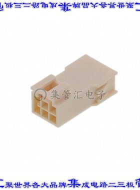 2014442106 矩形连接器外壳6POS插头2排2.5mm公形引脚天然色自由