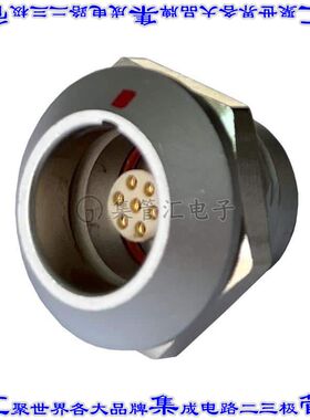 MMI-M1RSG07S-IP67 圆形连接器7POS插座母插口焊杯镀金面板安装
