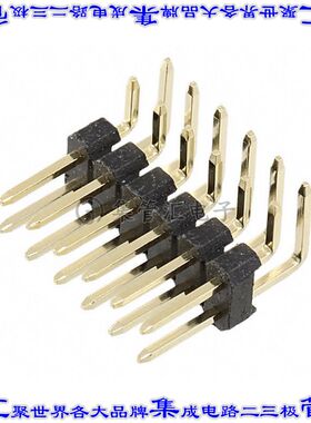 61301221021 针座连接器12POS接头2排2.54mm公形插针通孔直角镀金