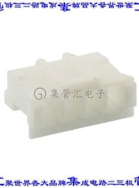 620004113322 矩形连接器外壳4POS插座2mm母形插口白色自由悬挂