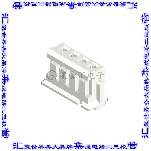 CI1506S0000 矩形连接器外壳6POS插座1.5mm母形插口天然色自由悬
