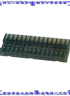 4-643816-5 矩形连接器15POS插座2.54mm母插口绿色IDC锡自由悬挂