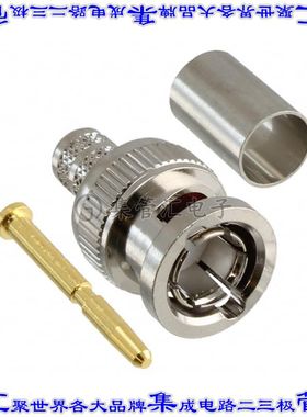 112957-11 同轴连接器BNC插头公引脚压接75欧姆自由悬挂