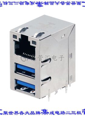 2250576-1 接插件连接器CONN MOD JACK 2.5G 2USB NBASE-T