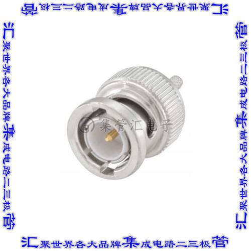 71S107-802N5 同轴连接器BNC插头公引脚压接75欧姆自由悬挂