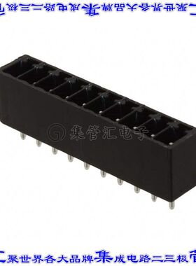 395011010 0395011010端子块连接器10POS接头公引脚带罩3.5mm黑色