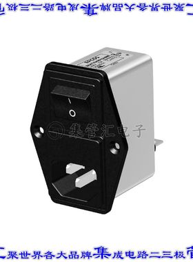 B84776A0004A000 电源接入连接器3POS插座公插片模块IEC320-C14面