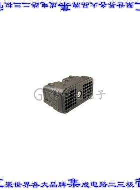 DRC26-50S02 矩形连接器外壳50POS插头5排母形插口黑色自由悬挂