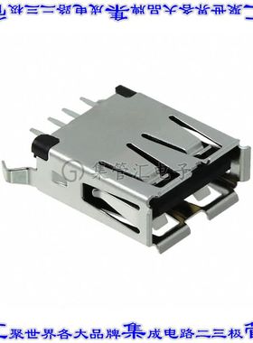 1734366-1 连接器USB-A插座4POS USB 2.0通孔