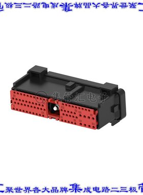 776315-2 矩形连接器外壳68POS插头4排母形插口黑色自由悬挂