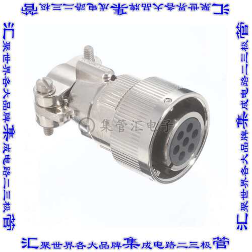 CA06COM-E16S-1S-B 圆形连接器7POS插头母插口焊杯银自由悬挂