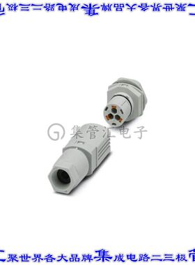 1047322 圆形连接器3(2+PE)面板直通式推入式弹簧面板安装