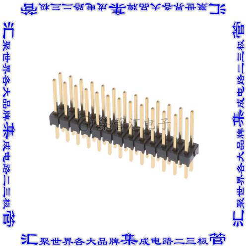 MTSW-113-22-G-D-365 针座连接器26POS可切割2排2.54mm公形插针通