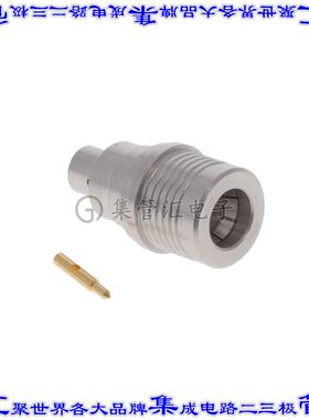 R123055000 同轴连接器QMA插头公引脚焊接50欧姆自由悬挂