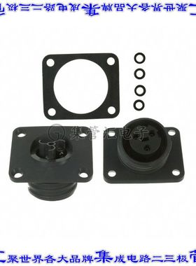 EXP-0941/03/S 圆形连接器3(2电源+PE)插座母插口螺钉镍面板安装