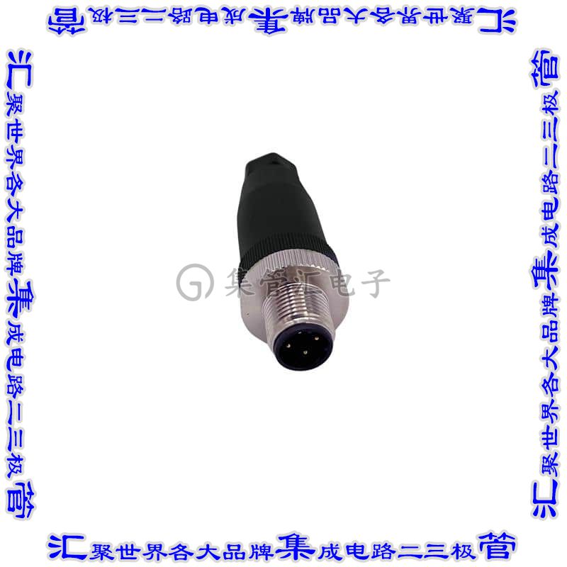 858FD04-103RBU1 圆形连接器4POS插头公引脚螺钉镀金自由悬挂