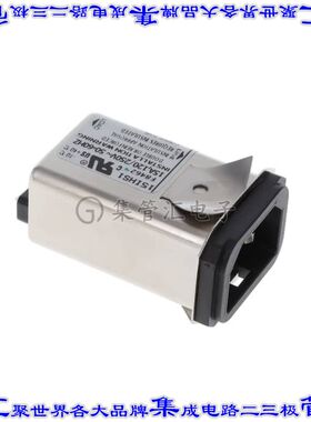 15IHS1 电源接入连接器2POS插座公型片状插脚IEC320-C18面板安装