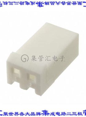 647401-2 矩形连接器外壳2POS插座3.96mm母形插口天然色自由悬挂