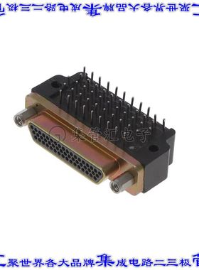 MDM-51PCBRP-L61 连接器51POS插头公引脚3排D-TYPE型面板安装通孔