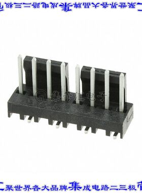 3-647166-8 针座连接器8POS接头2.54mm公形插针表贴SMD锡