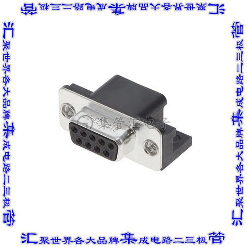 L17SM209S814T 连接器9POS插座母插口2排D-Sub表面贴装直角