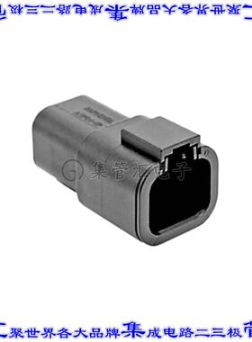 ATP04-4P-BLK 矩形连接器外壳4POS插座2排公形引脚黑色自由悬挂