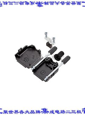 ACOV-SUB-09NB9 连接器9POS铰链后壳180度无屏蔽黑色