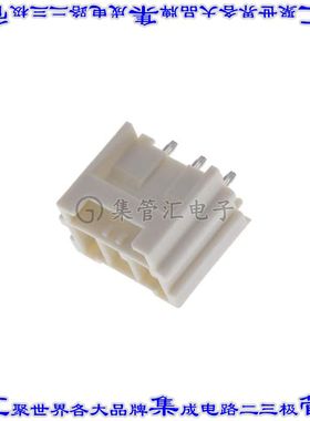 1969688-3 针座连接器3POS接头6mm公形插针通孔直针锡