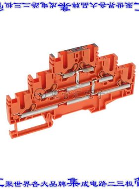 PIKD 2,5/SV OG 端子块连接器6POS馈通式5.1mm橙色12-26AWG