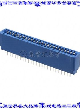 EBC25DCWN 卡边缘连接器50POS母头2排2.54mm蓝色镀金
