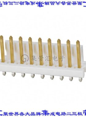 3-641208-9 针座连接器9POS接头3.96mm公形插针通孔直针镀金