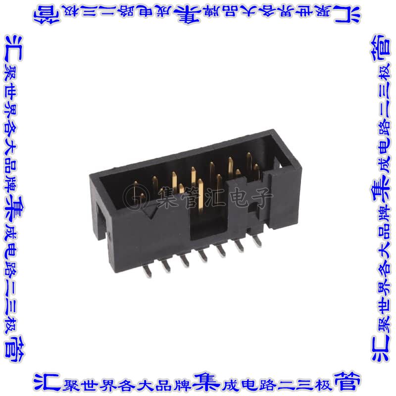 52601-G14-8TLF 针座连接器14POS接头2排2.54mm公形插针表贴SMD镀