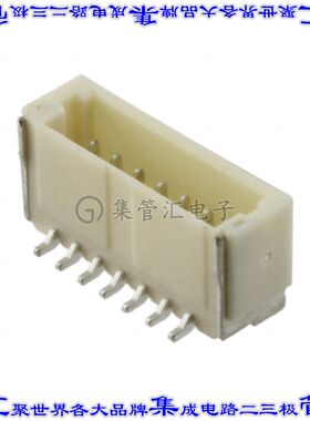 1734595-7 针座连接器7POS接头1mm公形插针表贴SMD锡