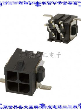 3-794629-4 针座连接器4POS接头2排3mm公形插针表贴SMD镀金