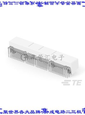 178780-1 针座连接器76POS 2排公形插针通孔直角锡