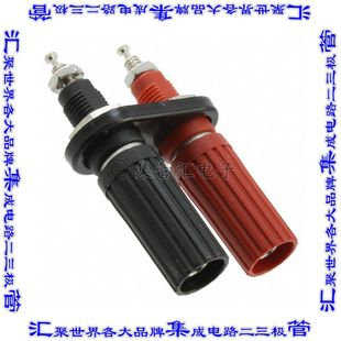 接插件连接器CONN BLK BIND FLUTED RED POST 9406