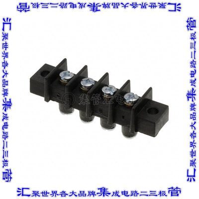 GFTSX-4 端子块连接器4电路隔板接线座11.12mm螺钉