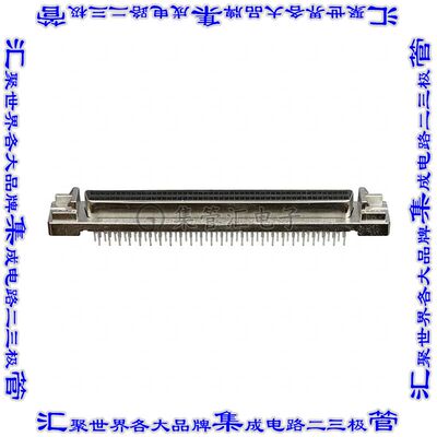 5786554-9 连接器100POS插座母插口2排D-TYPE型通孔