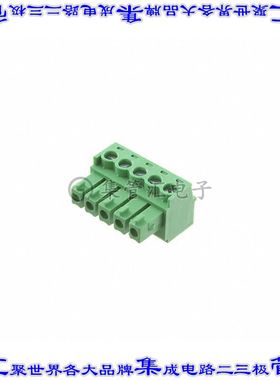 EBKA-05-B 端子块连接器5POS插头母插口3.81mm绿色自由悬挂