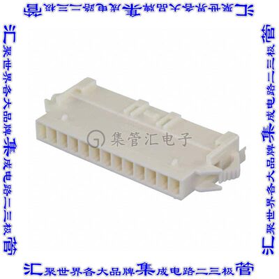1-1969591-3 矩形连接器外壳13POS插座2.5mm公形引脚天然色面板安